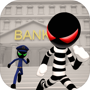 Stickman Bank Robbery Escape