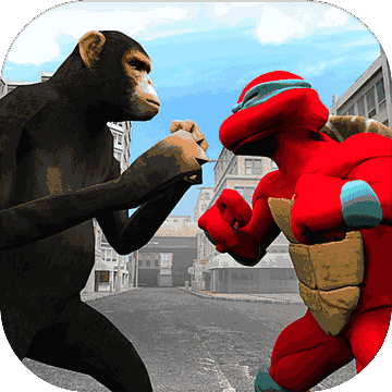 Superhero Ninja Shadow Turtle vs Monster Apes City