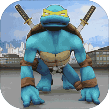 Turtle Superhero Monster Warrior