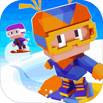 Blocky Snowboarding