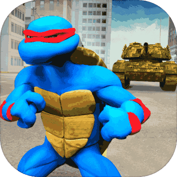 Turtle Warrior Dark Ninja: Tank Attack