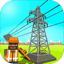 Electrical Grid Station Construction: Building Sim