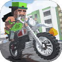 Mr. Blocky Moto Bike Driver SIM