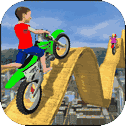 Kids Motorbike Stunts Master Roof Top Arena 2018