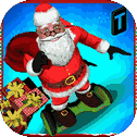 Hoverboard Rider 3D:Santa Xmas