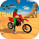 Racing Moto Beach Jumping Games