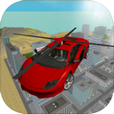 Flying  Helicopter Car 3D Free