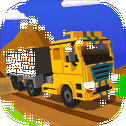 Uphill Blocky Truck Simulator 2018