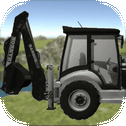 Traktor Digger 3D