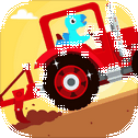 Dinosaur Farm Free - Tractor