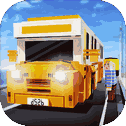 Blocky Bus SIM: Tourist Drive