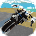 Flying Police Motorcycle Rider